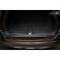 Protection de seuil arrière 'Deluxe' en acier inoxydable Volvo XC60 2013-2016 noir / rouge-noir carbone, Vignette 4