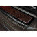 Protection de seuil arrière 'Deluxe' en acier inoxydable Volvo XC60 2013-2016 noir / rouge-noir carbone, Vignette 5