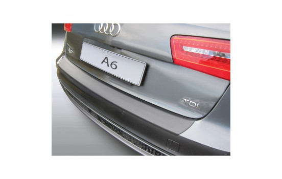 Protection de seuil arrière (ABS) Audi A6 Avant / Allroad 2011- (sauf S6 / RS6) Noir