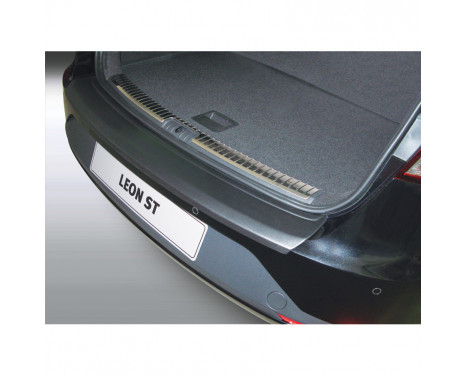 Protection de seuil arrière ABS Seat Leon ST S / SE / FR 2013- Noir, Image 2