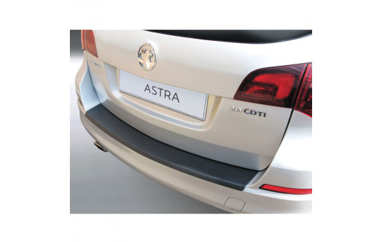 Protection de seuil arrière en ABS Opel Astra J Sports Tourer 2010- Noir