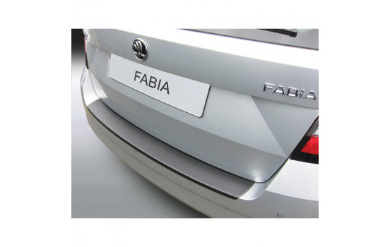 Protection de seuil arrière en ABS Skoda Fabia III Combi 11 / 2014- Noir
