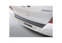 Protection de seuil arrière en ABS Suzuki Celerio 2014- Noir
