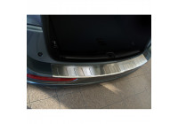Protection de seuil arrière en acier inoxydable Audi Q5 2008-2012 et 2012 - 'Ribs'