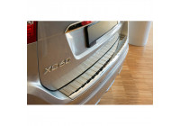 Protection de seuil arrière en acier inoxydable chromé Volvo XC60 2013-2016 'Ribs'
