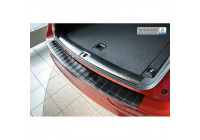 Protection de seuil arrière en acier inoxydable noir Audi Q5 2008-2012 et 2012 - 'Ribs'