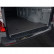 Protection de seuil arrière en acier inoxydable noir Mercedes Sprinter III 2018 - 'Ribs'