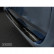 Protection de seuil arrière en acier inoxydable noir Mercedes Vito / Classe V 2014- 'Ribs' (Version longue)