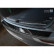 Protection de seuil arrière en acier inoxydable noir Volvo XC60 II 2017- 'Ribs'