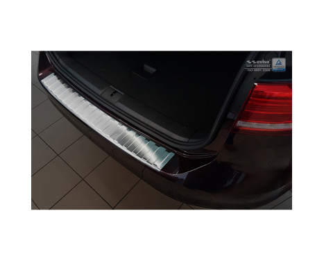 Protection de seuil arrière inox Volkswagen Passat 3G Variant 2014- 'Ribs', Image 2