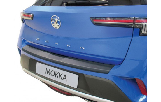 Protection de seuil de coffre arrière ABS compatible avec Opel Mokka II 2020- Noir