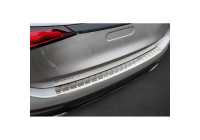 Protection de seuil de coffre en inox chromé adaptable à Mercedes GLC II (X254) 2022- 'Ribs'