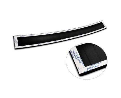 Protection de seuil de coffre en inox noir mat pour Volkswagen Passat 3G Variant 2014- 'Ribs', Image 7