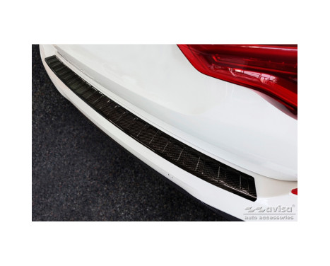 Véritable protection de pare-chocs arrière en carbone 3D pour BMW X3 (G01) 2017-2021 & Facelift 2021- sauf M-Pa, Image 2