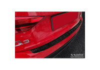 Véritable protection de pare-chocs arrière en fibre de carbone 3D pour Audi Q3 Sportback 2019- 'Ribs'