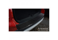 Véritable protection de pare-chocs arrière en fibre de carbone 3D pour Ford Kuga II 2013-2019 'Ribs'
