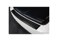 Véritable protection de pare-chocs arrière en fibre de carbone 3D pour Porsche Cayenne II 2010-2014 'Ribs'