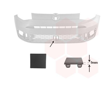 Plaque, pare-chocs