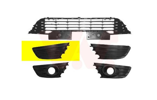GRILLE DE PARE-CHOC A DROITE sans projecteur antibrouillard (pas picasso), Image 2
