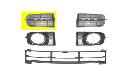 GRILLE DE PARE-CHOC A DROITE sans projecteur antibrouillard