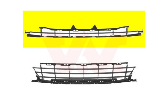 GRILLE DE PARE-CHOC AVANT + SPORT Upper Black, Image 2