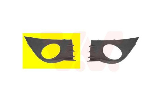 GRILLE DE PARE-CHOC SOUS DROITE avec TROU D'ÉCLAIR DE BROUILLARD, Image 2