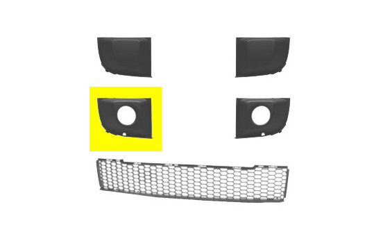Grille de ventilation, pare-chocs, Image 2