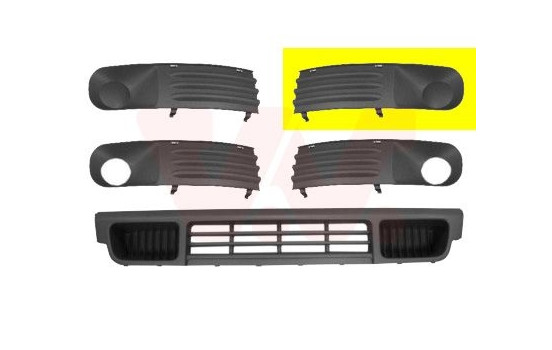 Grille de ventilation, pare-chocs, Image 2