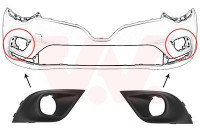 Grille de ventilation, pare-chocs