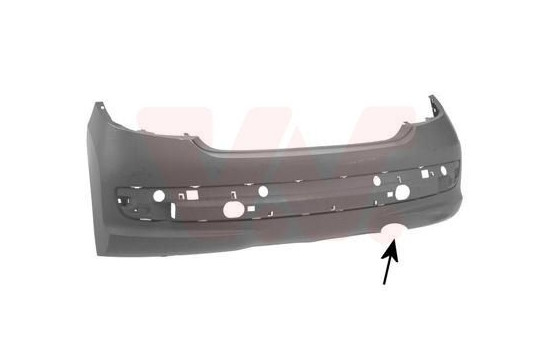 PARE-CHOC ARRIÈRE avec trou POUR échappement 4029545 Equipart, Image 2