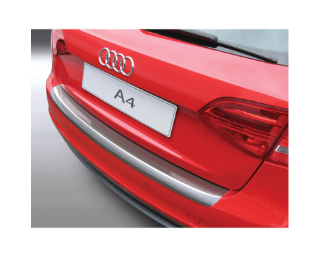 Protection de pare-chocs argentée compatible avec Audi A4 Avant 2008-2012