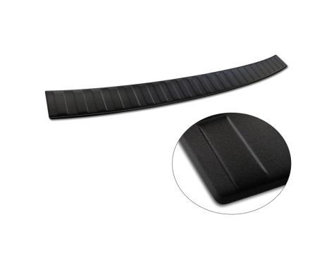 Protection de pare-chocs arrière en acier inoxydable noir mat pour Skoda Superb III Combi 2015-2019 & Facelift 2019, Image 6