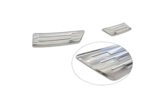 Protection de pare-chocs arrière en acier inoxydable pour Renault Scenic E-Tech 2024- 'Ribs', Image 6