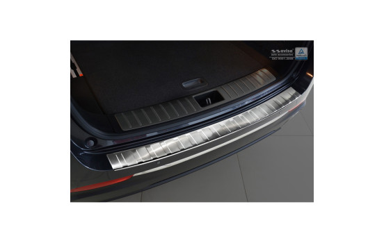 Protection de pare-chocs en acier inoxydable adaptée à Kia Optima Combi 2016- 'Ribs'