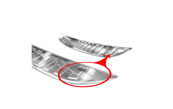 Protection de pare-chocs en acier inoxydable adaptée à Mazda CX-3 2015- 'Ribs', Image 5