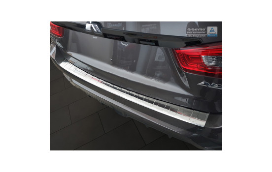 Protection de pare-chocs en acier inoxydable adaptée au Mitsubishi ASX 2017- 'Ribs'