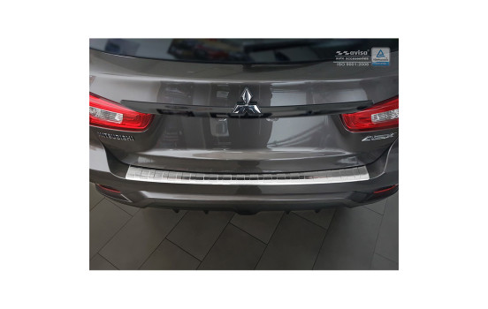 Protection de pare-chocs en acier inoxydable adaptée au Mitsubishi ASX 2017- 'Ribs', Image 3
