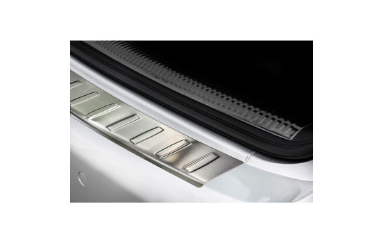 Protection de pare-chocs en acier inoxydable compatible avec Audi A4 B8 Avant 2008-2012 « Nervures », Image 2