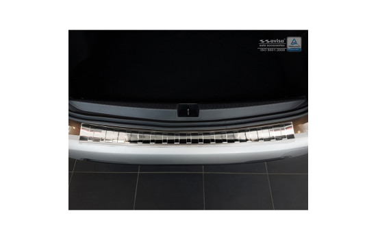 Protection de pare-chocs en acier inoxydable compatible avec Dacia Duster II 2018- 'Ribs', Image 4