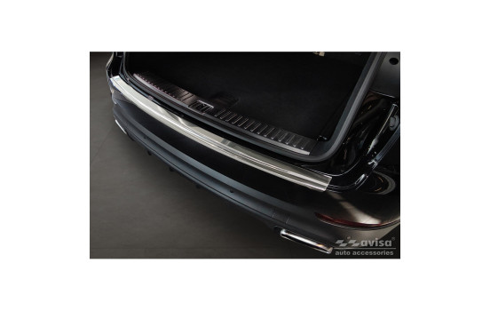 Protection de pare-chocs en acier inoxydable compatible avec Porsche Cayenne III 2017-