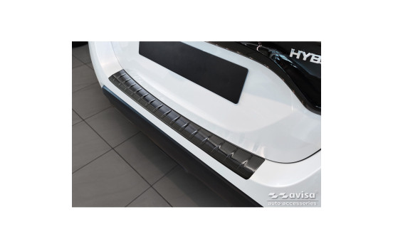 Protection de pare-chocs en acier inoxydable noir compatible avec Mazda 2 2022-