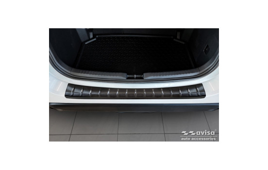 Protection de pare-chocs en acier inoxydable noir compatible avec Mazda 2 2022-, Image 3