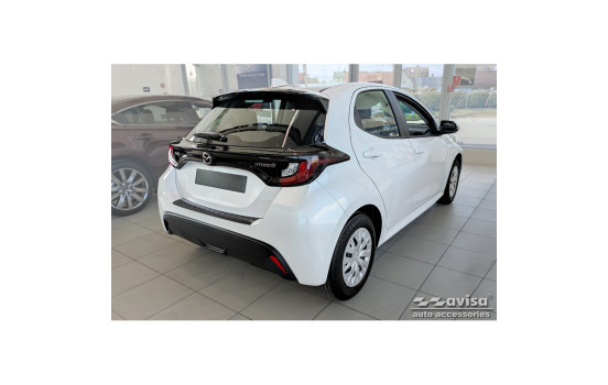 Protection de pare-chocs en acier inoxydable noir compatible avec Mazda 2 2022-, Image 5