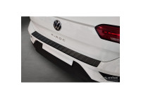 Protection de pare-chocs en acier inoxydable noir mat compatible avec Volkswagen T-Roc 2017-2022 et Facelift 2022- inclu