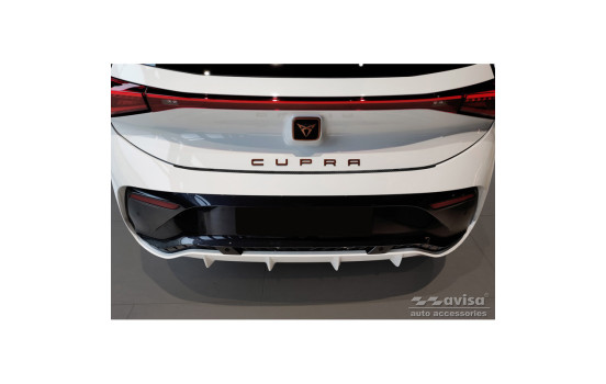 Protection de pare-chocs en carbone 3D authentique, compatible avec Cupra Born 2021 - 'Ribs', Image 4