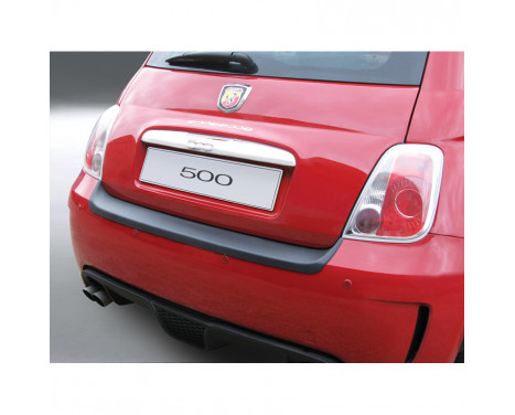Protection de pare-chocs noire compatible avec Fiat 500 Abarth