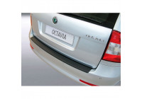 Protection de pare-chocs noire compatible avec Skoda Octavia Kombi 2009-2013