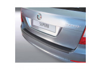 Protection de pare-chocs noire compatible avec Skoda Superb Combi 2009-2012