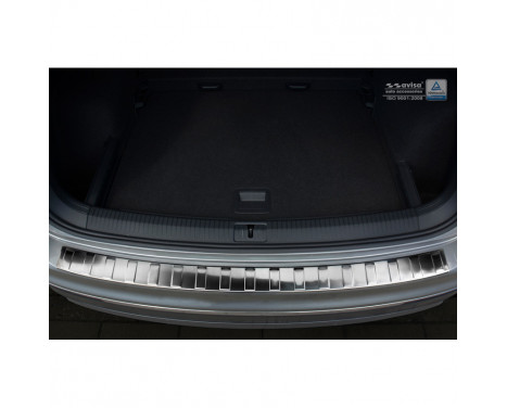 Protection de seuil arrière RVS Volkswagen Tiguan II 2016- 'Ribs', Image 4