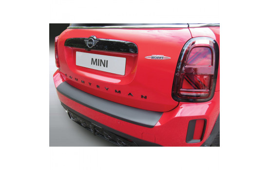 Protection de seuil de coffre ABS adaptable pour Mini Countryman (F60) Facelift 2020- Noir